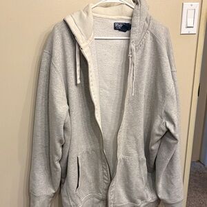 Polo by Ralph Lauren Light Gray Zip-Up Sweater